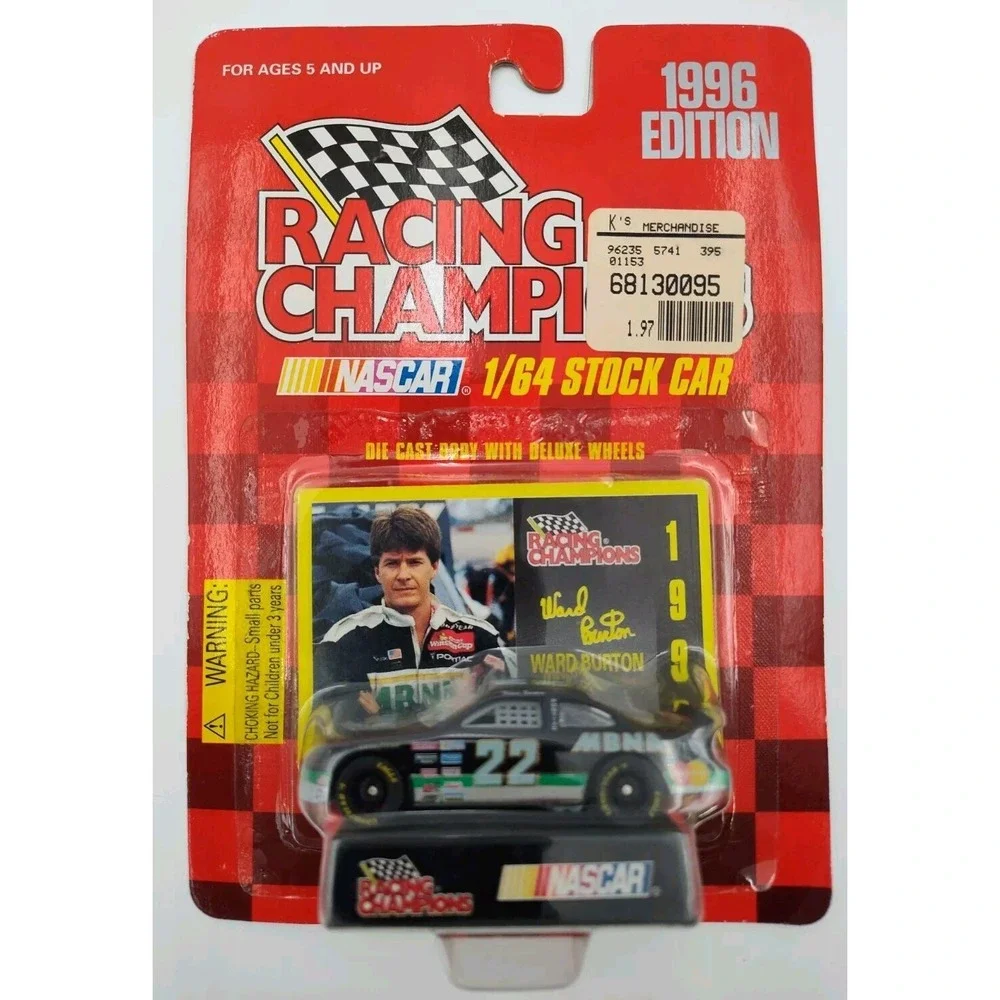 1996 Racing Champions #22‎ Ward Burton Car Toy MBNA NASCAR 1/64 SEE B11.1OGU330